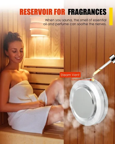 Miniatura 8 de CGOLDENWALL Generador de Vapor Comercial Autodrenante de 5KW Sistema de Ducha Generador de Baño de Vapor Doméstico Spa de 30 min a 12 Horas