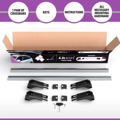 Miniatura 6 de ERKUL Barras transversales para portaequipajes para Mercedes Benz GLB 2020-2026 Barras transversales de aluminio con bloqueo antirrobo para techo