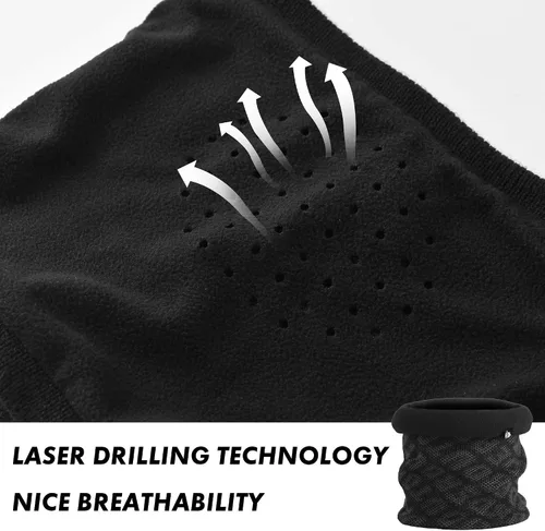 Miniatura 9 de Botack - Gorro de forro polar 3 en 1 para el cuello y el invierno