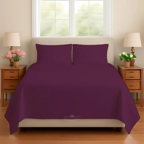 Miniatura 19 de Juego de sábanas para sofá cama, 100% algodón de 400 hilos, juego de 4 piezas, sábana ajustada con bolsillo profundo, suave, sin arrugas