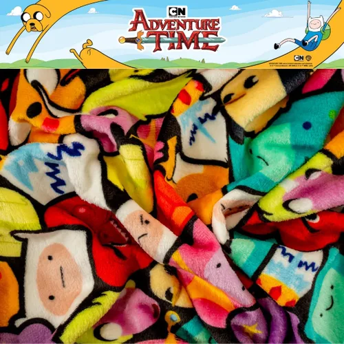 Miniatura 3 de Adventure Time Ricardio Bedding - Manta de felpa súper suave y acogedora, 46 x 60 pulgadas, (producto oficial) por Franco Collectibles