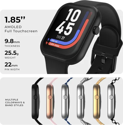 Miniatura 2 de iTouch AIR 5 Smartwatch - Pantalla AMOLED de 1.85 pulgadas, llamadas Bluetooth, más de 100 modos deportivos, frecuencia cardíaca, SpO2, seguimiento