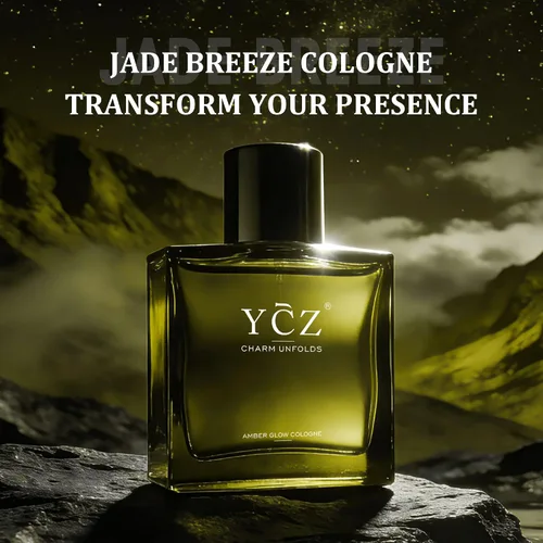 Miniatura 2 de Ycz AMBER GLOW Colonia para hombre, fragancia aromática cítrica con bergamota, manzana nítida y notas cálidas de madera, Eau de Parfum de 1.7 onzas