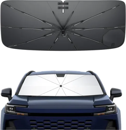 Miniatura 19 de SXCY Parasol para parabrisas Kia NIRO 2023-2026, accesorios 2021-2024 2025 2026 NIRO EV 2023-2026, 2023-2025, 2026, parasol plegable para rayos UV