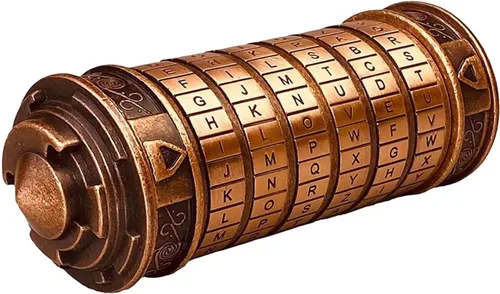 Miniatura 10 de Cryptex - Cajas de rompecabezas con código Da Vinci, Mini Cryptex Lock, aniversario, día de San Valentín, rompecabezas de cumpleaños, regalos
