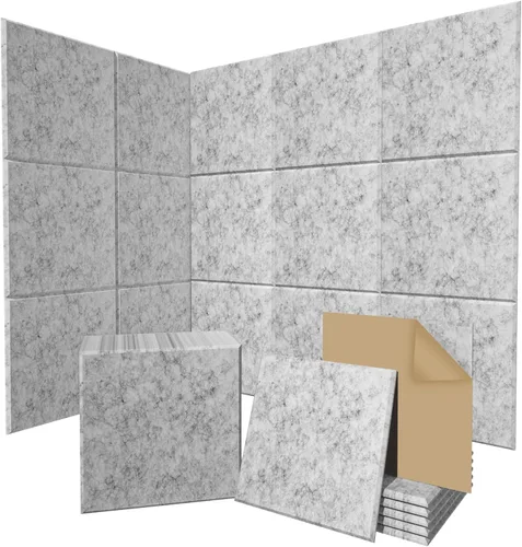 Miniatura 11 de Paquete de 4 paneles de espuma a prueba de sonido, almohadilla de espuma para caja de huevos de 48 x 24 x 2 pulgadas, paneles de pared insonorizados