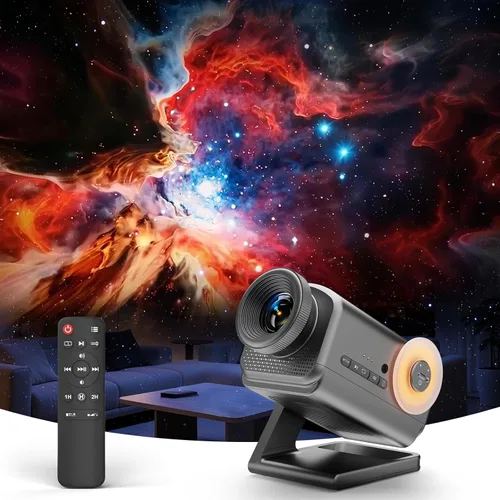 Miniatura 9 de Rossetta Proyector 3D, Mini Proyector de Galaxia HD 3D con Altavoz Bluetooth y Control Remoto, Temporizador de 1/2H, 60 Temas, Luz Nocturna