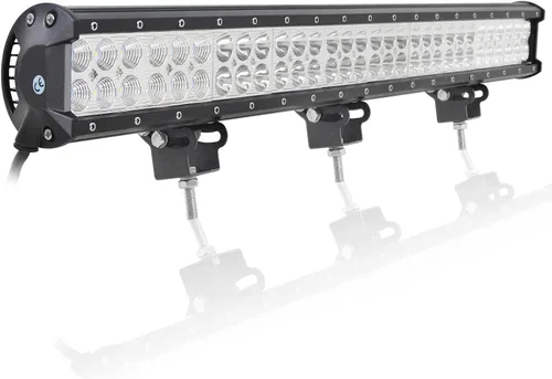 Miniatura 16 de AUXTINGS Barra de luz LED de trabajo de 12 pulgadas de 72 W con foco de inundación para todoterreno, para jeep, todoterreno, furgoneta, caravana