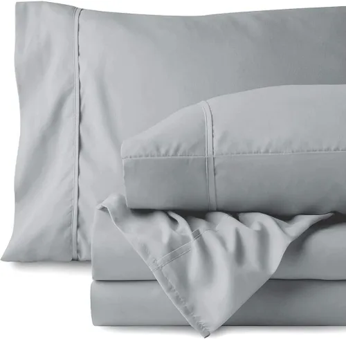 Miniatura 19 de 500TC Hoja de Super Calidad Ropa De Cama fija 100% algodón egipcio 4pc Set 24" pulgadas bolsillo extra profundo