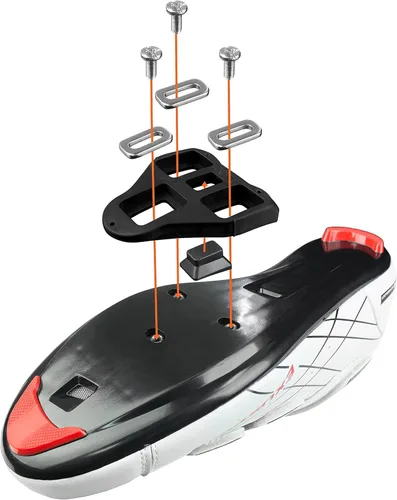 Miniatura 3 de BV Tacos de bicicleta compatibles con Look Delta y Peloton Bike – Sistema de flotador ajustable de 9 grados para máxima estabilidad y transferencia