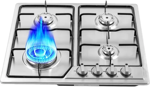 Miniatura 12 de Estufa de Gas de 28 Pulgadas, Estufa de Gas de 2 Quemadores con Superficie de Vidrio Templado Empotrada de Gas Natural para Cocina del Hogar