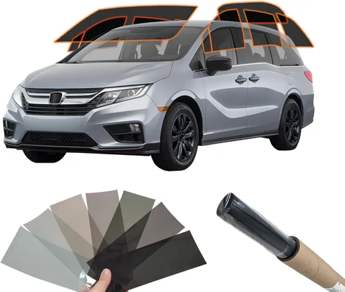Miniatura 16 de MotoShield Pro Kit de tintado de ventana automática Personalizar sombra: Película de tinte precortada de carbono 5% - 50% para todos