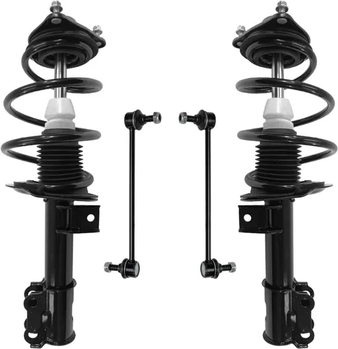 Miniatura 25 de Detroit Axle - Kit de puntales delanteros 2WD para Ford F-150 2005-2008 Lincoln Mark LT 2005-2008, 2 puntales con muelle helicoidal, 2 enlaces