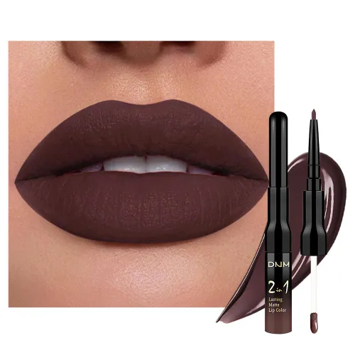 Miniatura 41 de evpct 3 Piezas Delineador de Labios Mate Ciruela Oscuro Morado Rosa Rojo Oscuro y Juegos de Lápiz Labial Líquido para Mujeres de Larga Duración