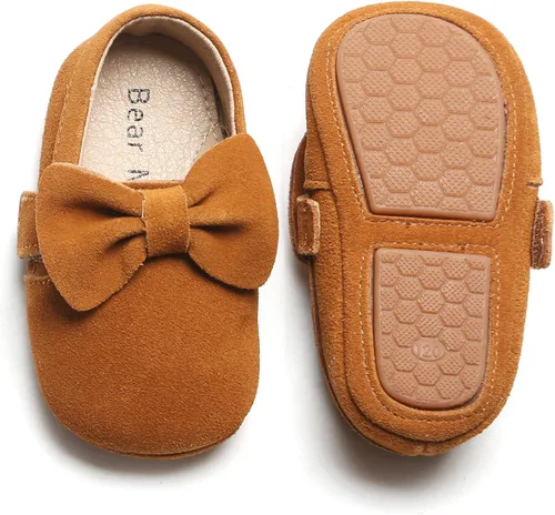 Miniatura 28 de Felix & Flora Zapatos de bebé de suela suave - Zapatos de bebé para caminar, mocasines, suela de goma, zapatos de cuna