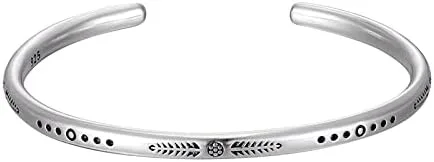 Miniatura 2 de TTNDstore - Juego de pulseras bohemias con dijes chapados en plata 925 con diseño de budismo tibetano, con nudo de la suerte, joyería