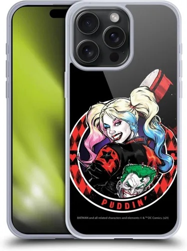 Miniatura 63 de Head Case Designs Funda de gel suave con licencia oficial de Batman DC Comics Love Hate Joker Harley Quinn Graphics [protección de grado militar]