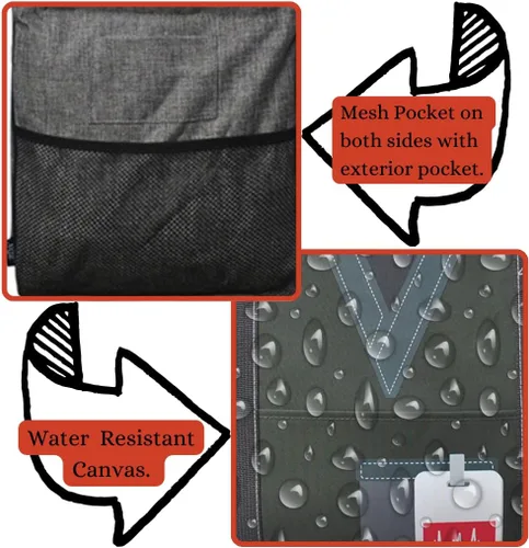 Miniatura 71 de NGIL Bolsa de comestibles reutilizable extra grande plegable de gran tamaño para comestibles, almacenamiento, picnic, playa, Bronco-negro occidental