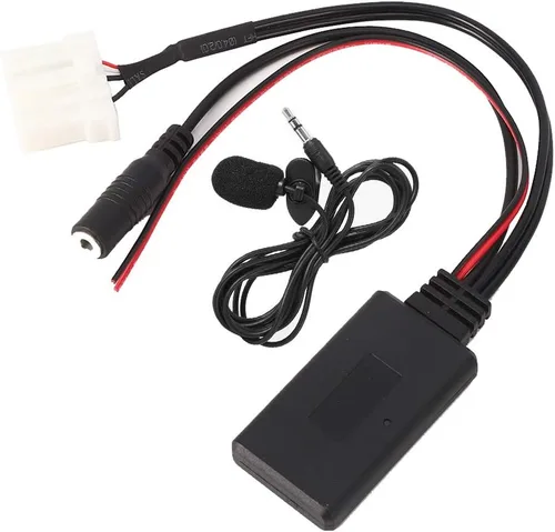 Miniatura 8 de KIMISS Adaptador de coche Bluetooth 5.0 con micrófono, para Mazda 2 3 5 6 RX8, cable de entrada auxiliar para llamadas manos libres y transmisión