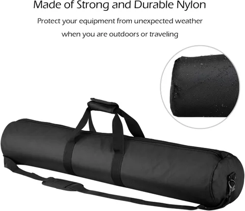 Miniatura 2 de Meking Bolsa de transporte acolchada de 39 pulgadas, funda de transporte resistente para trípode de fotografía con correa para soportes de luz