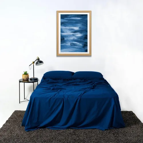 Miniatura 17 de THE LAD COLLECTIVE Juego de ropa de cama 2.0 – Juego de sábanas y fundas de almohada de 4 piezas, mezcla de algodón personalizada, suave, cómodo