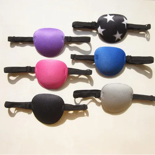 Miniatura 6 de 6 piezas de parches oculares, parches oculares ajustables suaves para adultos y niños, parche ocular médico para ambliopía y ojo vago, para ojos