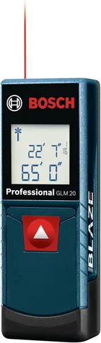 Bosch GLM 20 compacto Medida de láser con visualización retroiluminada, 65'