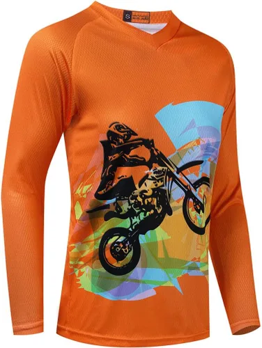 Miniatura 11 de Camiseta de manga larga MTB para mujer, camiseta de motocross de montaña, motocross, ciclismo, BMX, motocicleta, pesca, carreras