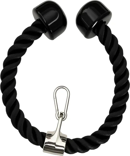 Miniatura 4 de Accesorios para cable de cuerda de tríceps, accesorios para máquina de cables para gimnasio en casa, cuerda de tríceps de 27 pulgadas para fijación