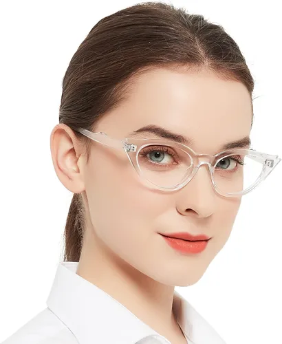 Miniatura 8 de OCCI CHIARI Lentes de lectura con diseño de ojo de gato para mujer, elegantes lentes de lectura 100 125 150 175 200 225 250 275 300 350 Negro
