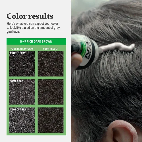 Miniatura 6 de Just For Men Champú en color (antes fórmula original), tinte de cabello para hombre con queratina y vitamina E para un cabello más fuerte, marrón