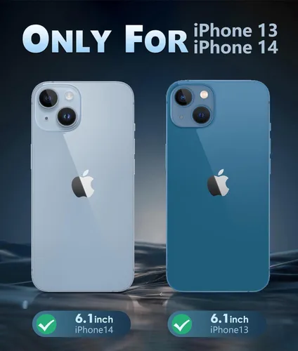 Miniatura 985 de FNTCASE Funda para iPhone 13 Pro-Max: Fundas magnéticas transparentes compatibles con Magsafe Slim anti amarillamiento protección contra caídas