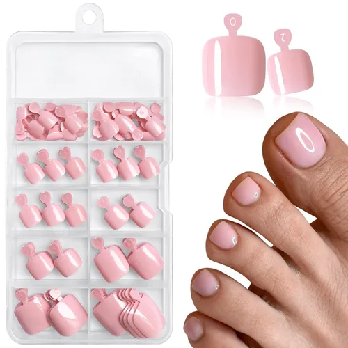 Miniatura 11 de AddFavor 120 uñas postizas a presión moradas para mujeres, uñas postizas cuadradas de cobertura completa, puntas de uñas falsas, uñas postizas