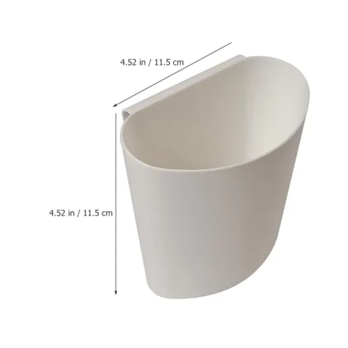Miniatura 2 de Zerodeko Soporte para tazas colgantes, organizador de carrito rodante, accesorios de 4 piezas, cesta de almacenamiento, cubo colgante, contenedores