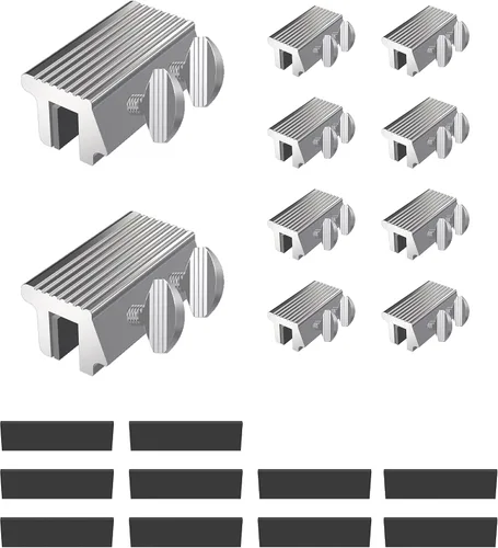 Juego de 10 barras de seguridad para ventanas correderas para mejoras y protección del hogar, de aleación de aluminio, para ventanas correderas
