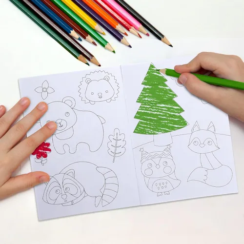 Miniatura 4 de Faccito Paquete de 24 mini libros para colorear para niños, recuerdos de fiesta para niños en edad preescolar, recuerdos de fiesta de cumpleaños a