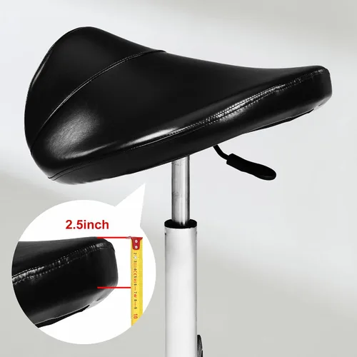 Miniatura 5 de Master Taburete de masaje en estilo silla de montar con tapizado de NanoSkin, 91557, Negro, 1, 1