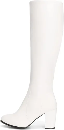 Miniatura 2 de DREAM PAIRS - Botas altas de tacón grueso para mujer, largo por encima de la rodilla