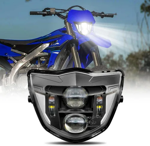 Miniatura 7 de Kit de faro delantero LED para motocicleta con DRL, compatible con 2013-2023 WR250F 400F 426F 450F, WR250 400 426 450 TTR XT MX, la mayoría