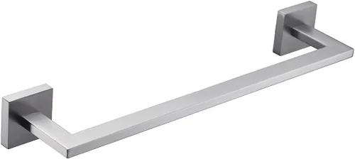Miniatura 10 de Miyili Toallero de baño de 30 pulgadas de acero inoxidable, accesorios de baño modernos para montaje en pared, negro mate, A06B75A