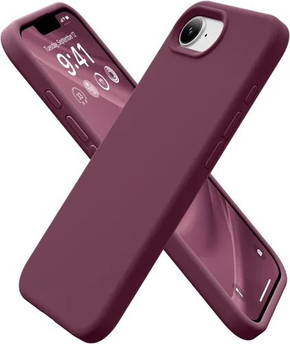 Miniatura 59 de GolbinBox Funda magnética para iPhone 17, compatible con MagSafe, cubierta de silicona integrada para control de cámara, funda de silicona líquida a