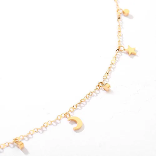 Miniatura 6 de Tobillera para mujer, cadena de acero inoxidable, pulsera de tobillo para playa, joyería ajustable