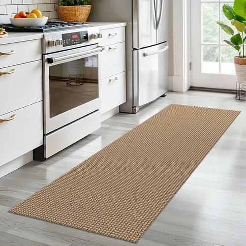 Miniatura 7 de Earthall - Tapete de pasillo bohemio mejorado, 100% tejido de algodón lavable para interiores o exteriores, cocina, lavandería, entrada y dormitorio