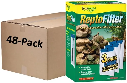 Miniatura 8 de Cartuchos de filtro ReptoFilter de TetraFauna, tamaño mediano, recambios de cartucho de filtro, 3