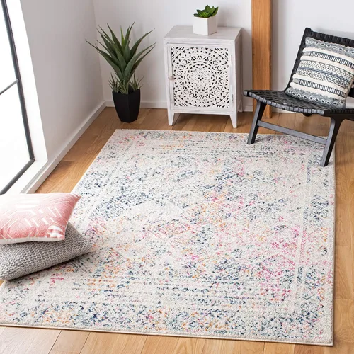 Miniatura 144 de Safavieh - Alfombra decorativa de la colección Tulum, modelo TUL264F, estilo marroquí, bohemio y desgastado, no suelta pelusa, para sala, vestíbulo