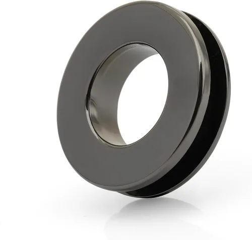 Miniatura 10 de CRAFTMEMORE Anillos de metal a presión con ojales de superficie plana, anillos tóricos para bolso, fácil instalación, paquete de 4 (0.433 in