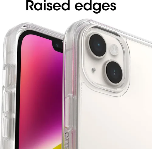 Miniatura 5 de OtterBox Funda para iPhone 14 Plus Symmetry Series: transparente, ultra elegante, compatible con carga inalámbrica, bordes elevados que protegen
