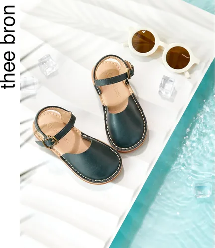 Miniatura 14 de THEE BRON Sandalias cómodas para niñas, zapatos para niños, sandalias rellenas