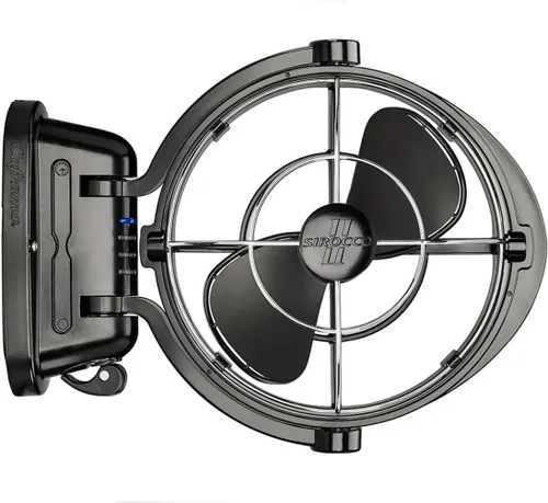 Miniatura 2 de SEEKR Ventilador Sirocco II™ de Caframo. Ventilador de detección automática de 12 V/24 V CC, ventilador omnidireccional de baja potencia para barcos