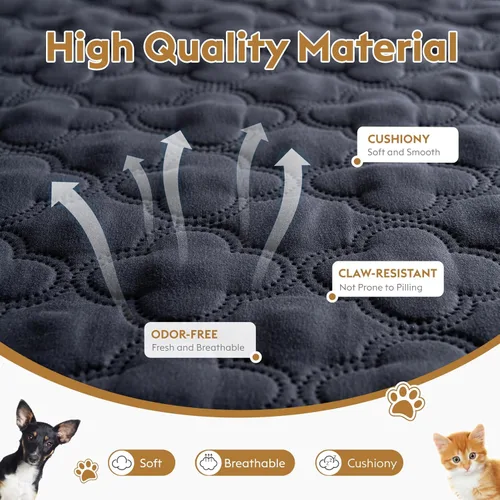 Miniatura 5 de FunFurry Manta impermeable para perro, funda de sofá lavable para perros, funda reversible para cama de perro